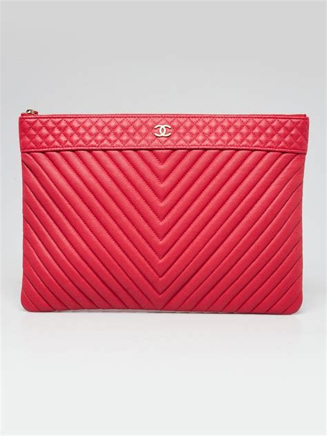 chanel chevron ocase|Chanel Pink Chevron Quilted Leather Classic O.